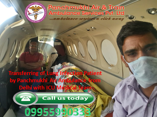 Specialized in the transfer of louvered patients- Panchmukhi Air Ambulance Delhi